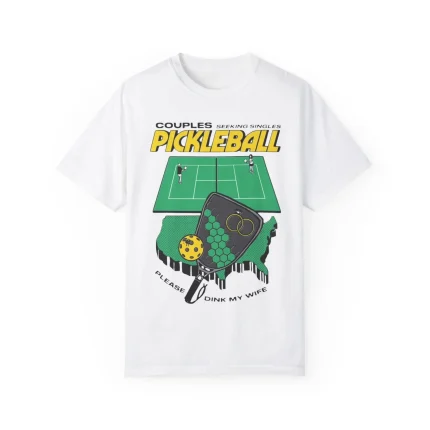 Couples Seeking Singles Pickleball Please Dink My Wife Shirt