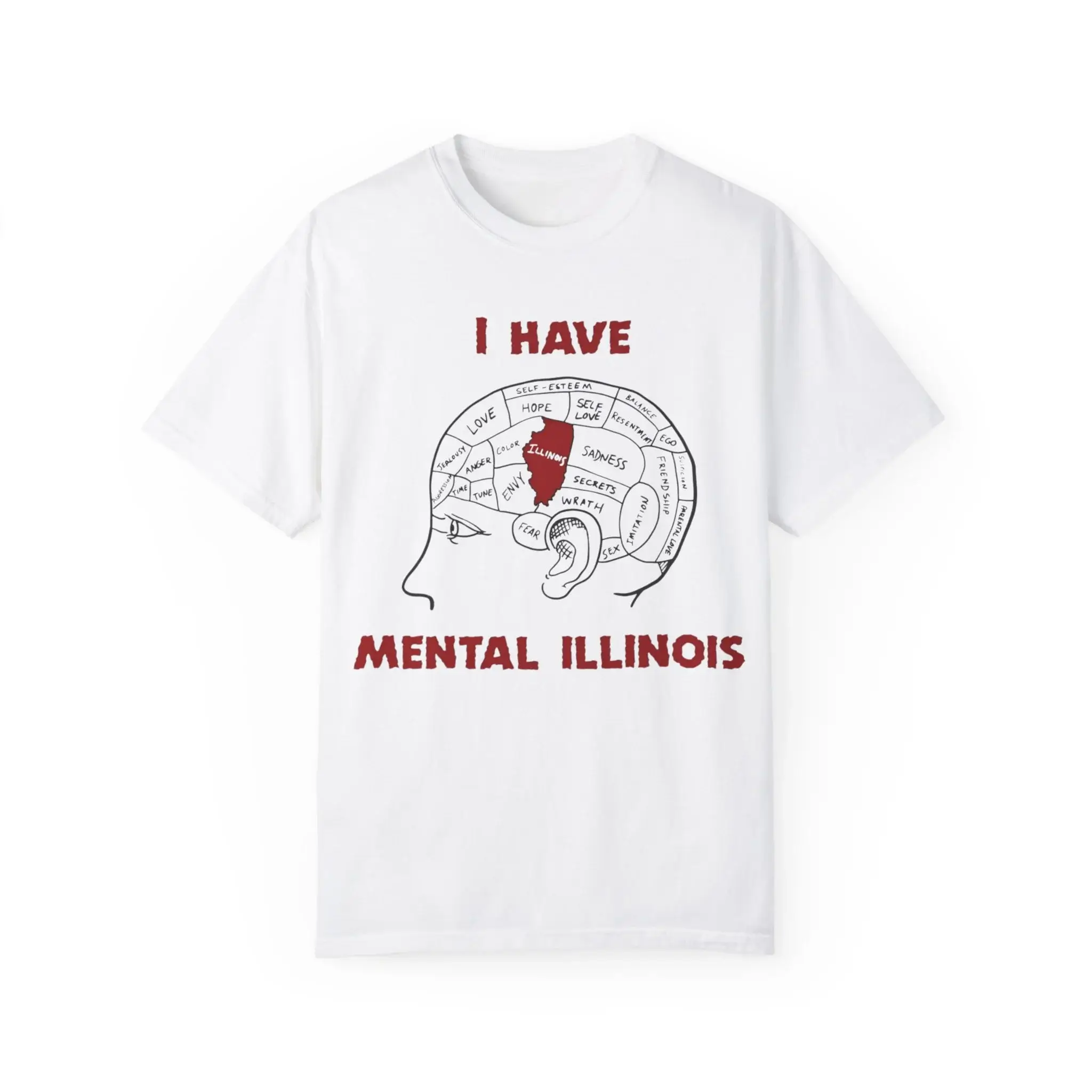 I-Have-Mental-Illinois-T-Shirt I Have Mental Illinois Shirt