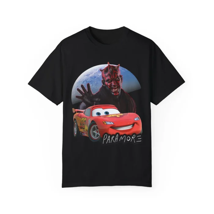 Darth Maul Lightning McQueen Paramore Shirt - Star Wars Tee - FunnyT