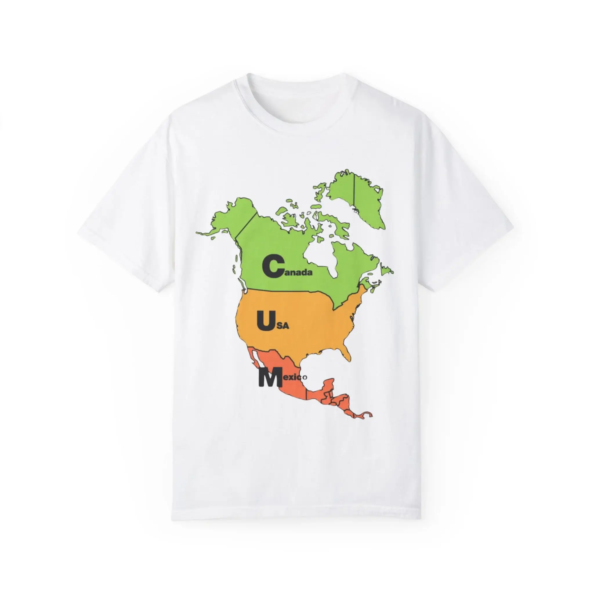 Cum-Map-Canada-USA-and-Mexico-T-Shirt Cum Map Canada USA and Mexico Shirt