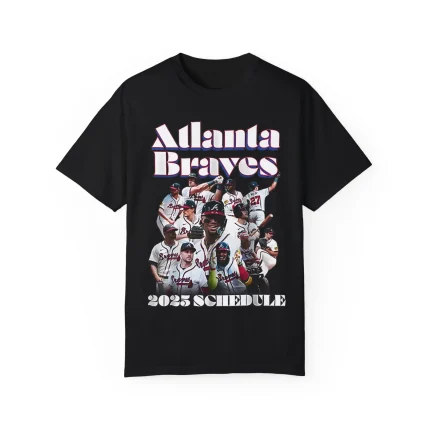 Atlanta Braves 2025 Schedule Shirt
