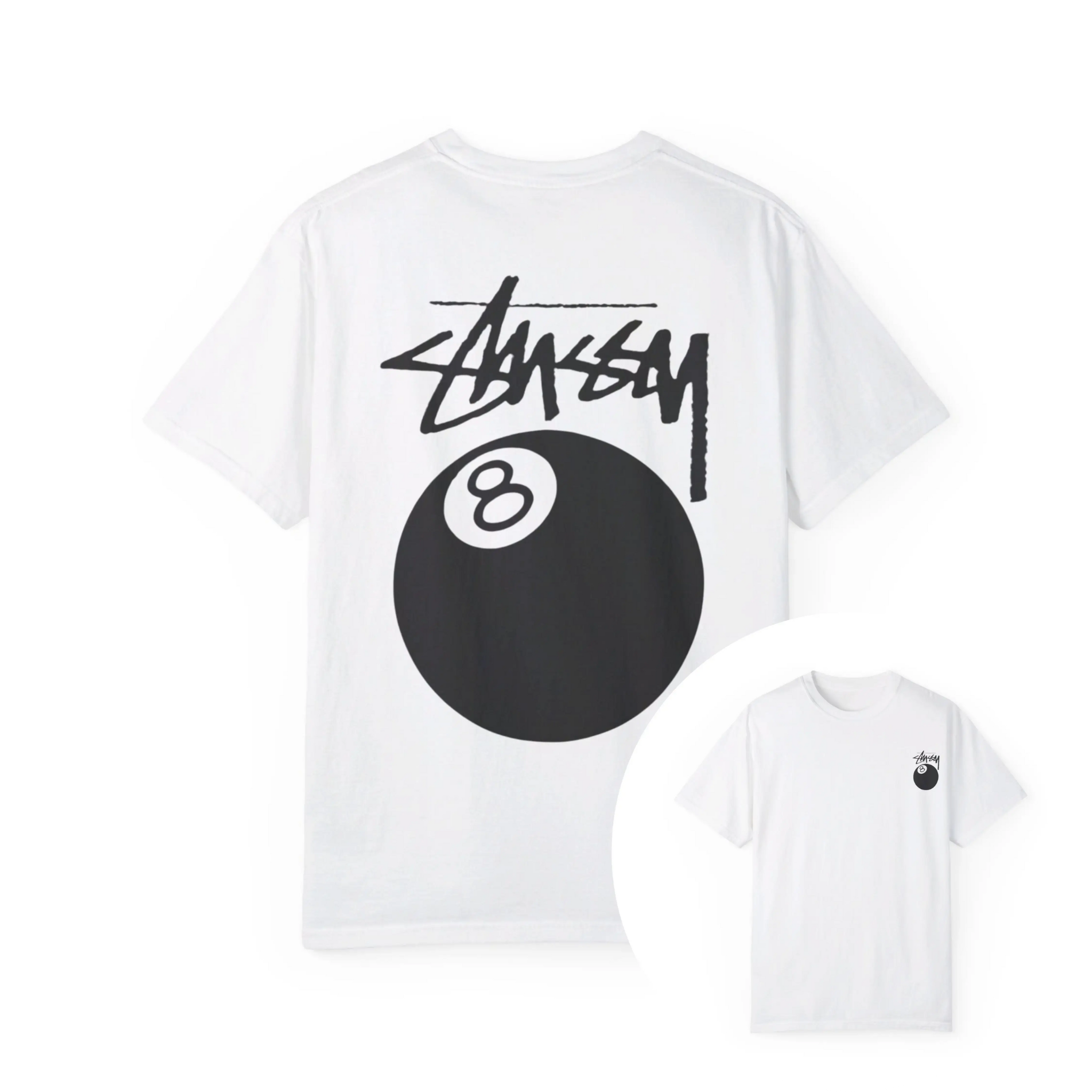 stussy 8 ball t shirts