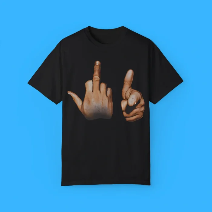 Asap Rocky’s Hands Symbol Fuck You Shirt
