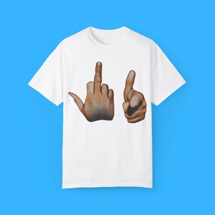 Asap Rocky’s Hands Symbol Fuck You Shirt