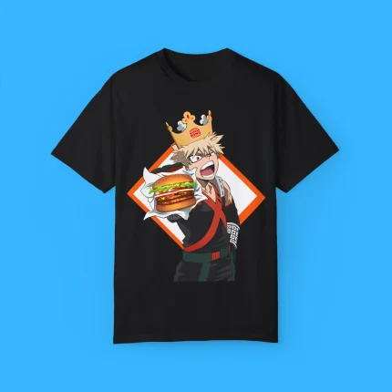 bakugo burger king shirt