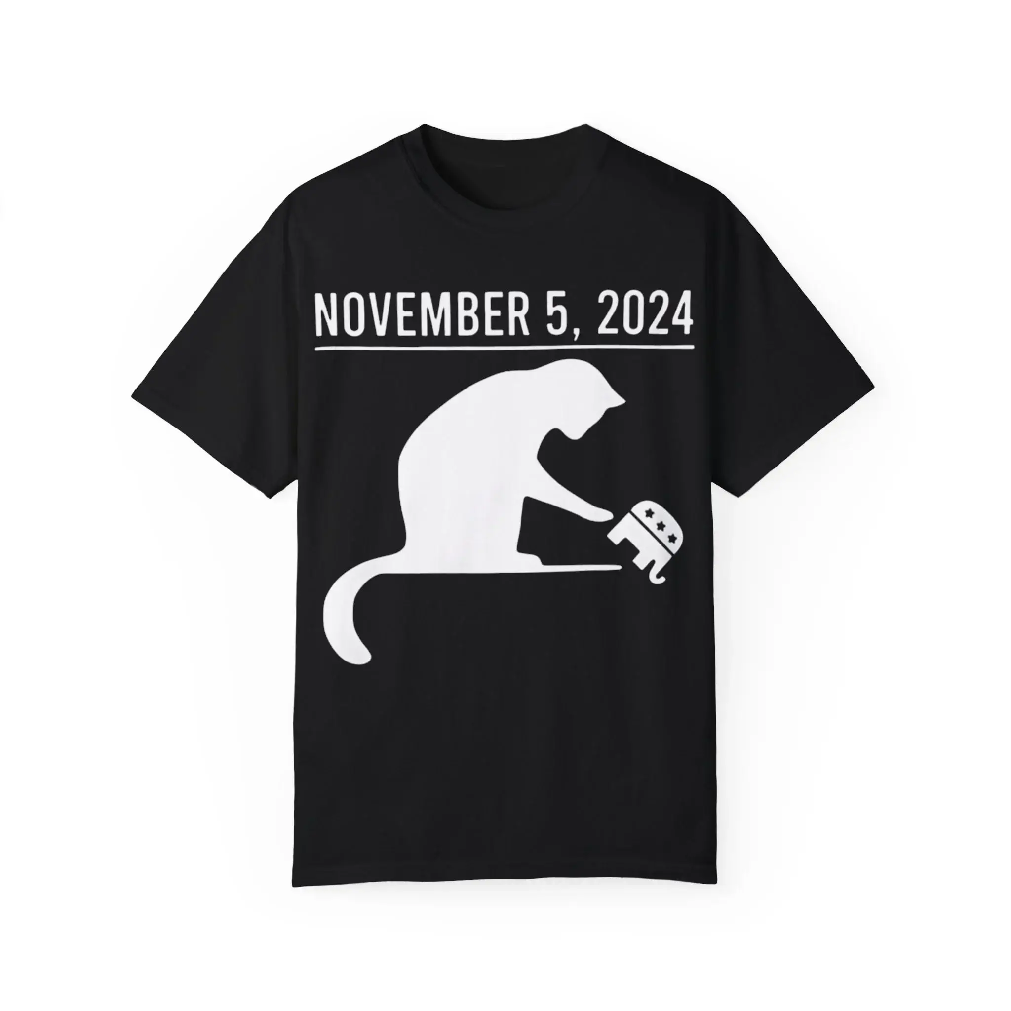 Cat-pushing-Republican-November-5-2024-Harris-T-Shirt Cat pushing Republican November 5 2024 Harris Shirt