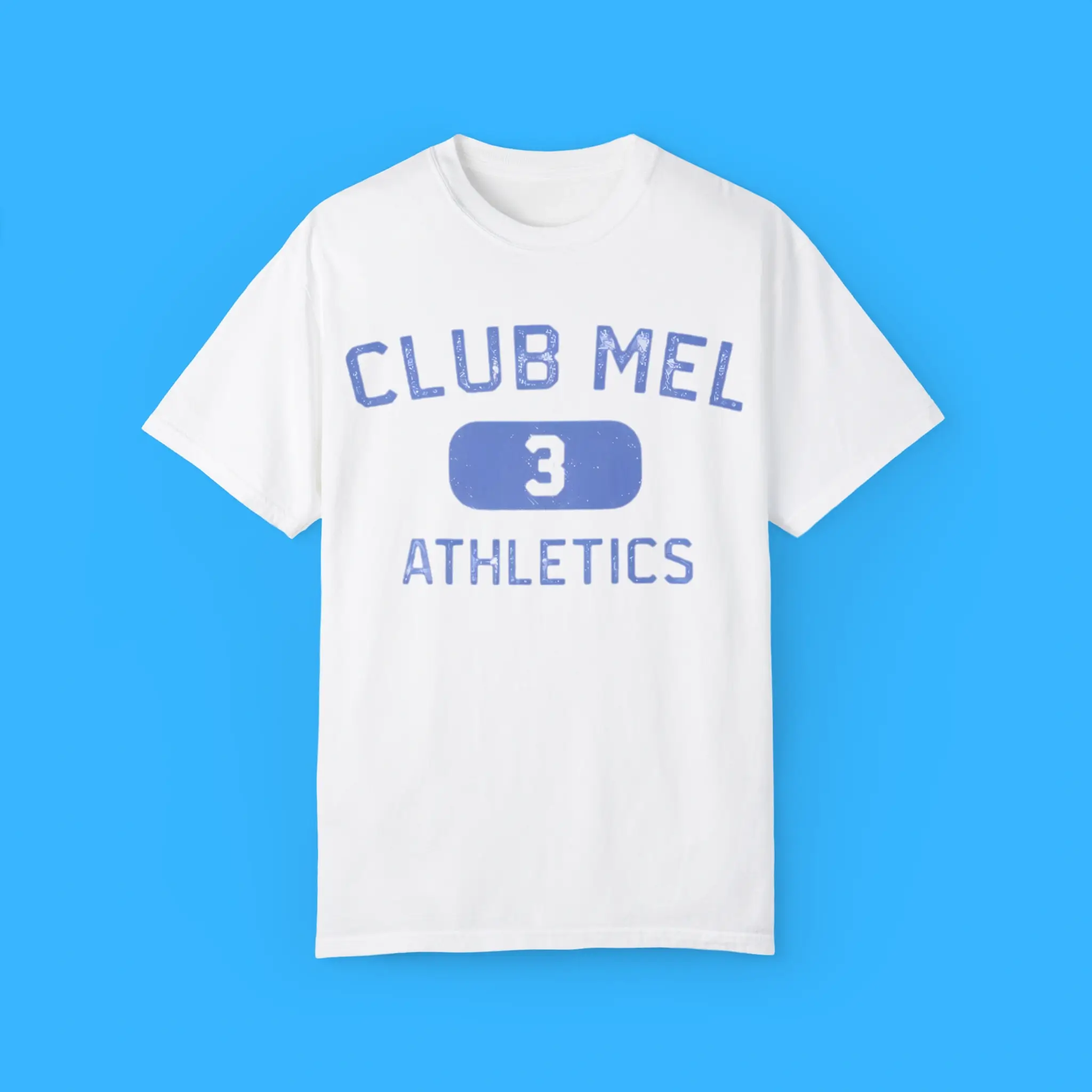 Club-Mel-3-Athletics-T-Shirt Club Mel 3 Athletics Shirt