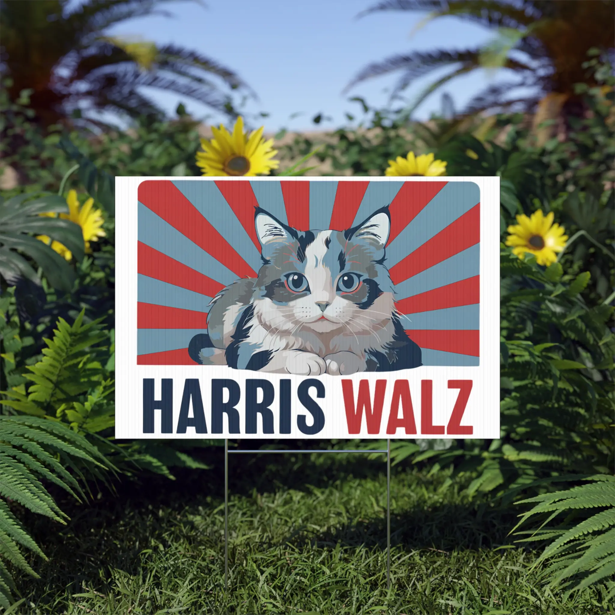 Harris-Walz-For-President-2024-Yard-Sign Harris Walz For President 2024 Yard Sign