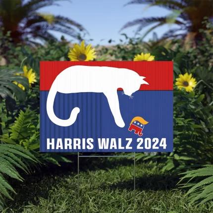 Cat Ladies for Kamala Yard Sign