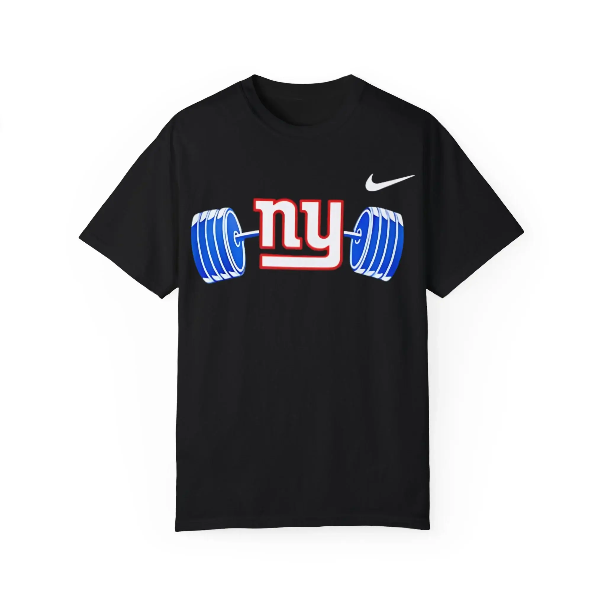 Daniel-Jones-Wearing-Ny-Barbell-T-Shirt Daniel Jones Wearing Ny Barbell Shirt