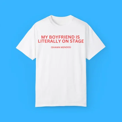 My Boyfriend Is Literally On Stage Shawn Mendes Shirt