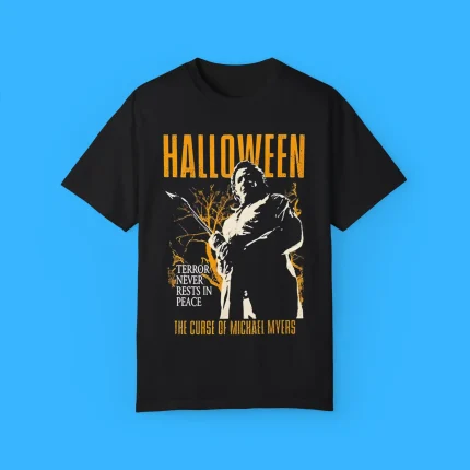 Michael Myers Terror Never Rest In Peace Halloween Shirt