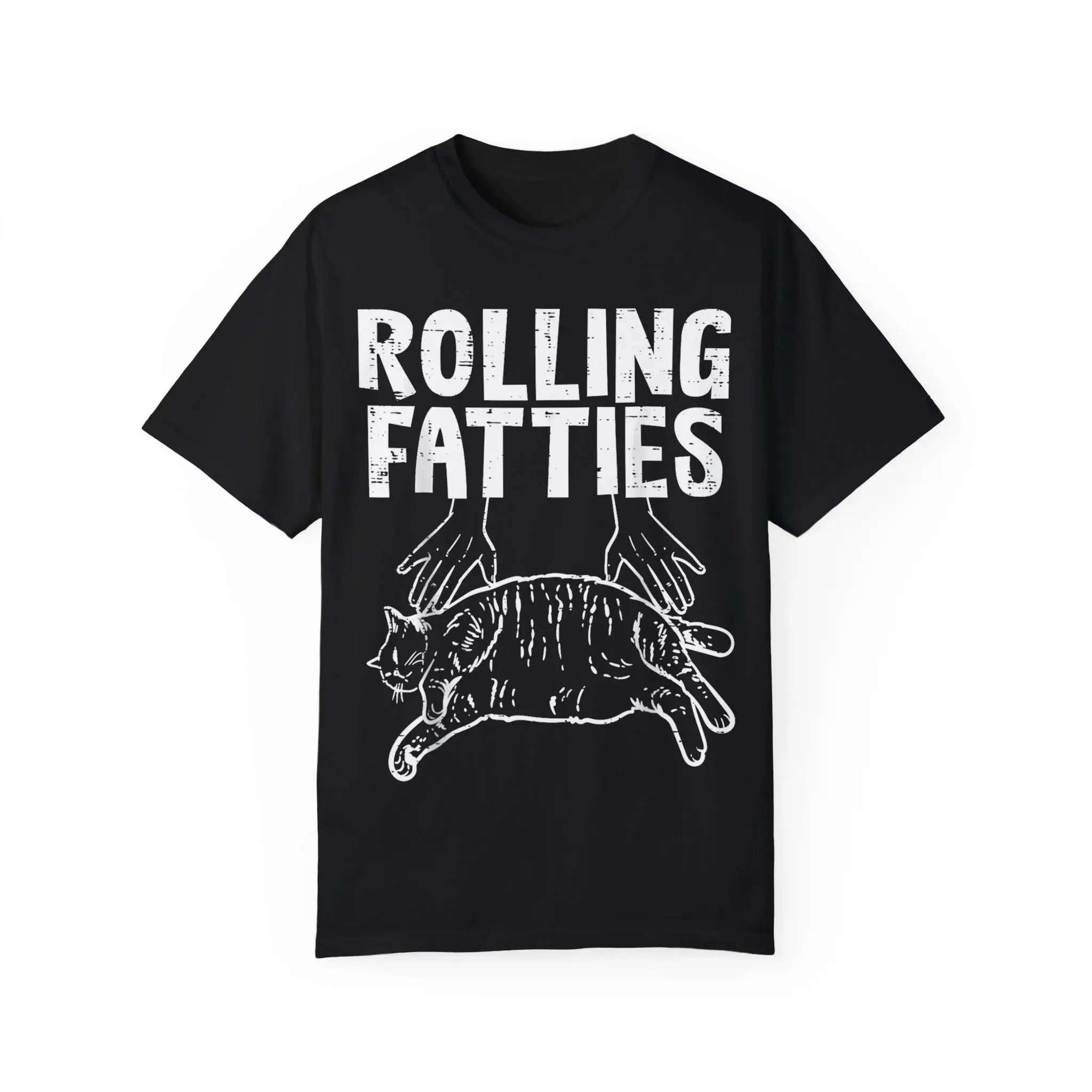 Rolling-Fatties-Cat-T-Shirt Rolling Fatties Cat Shirt