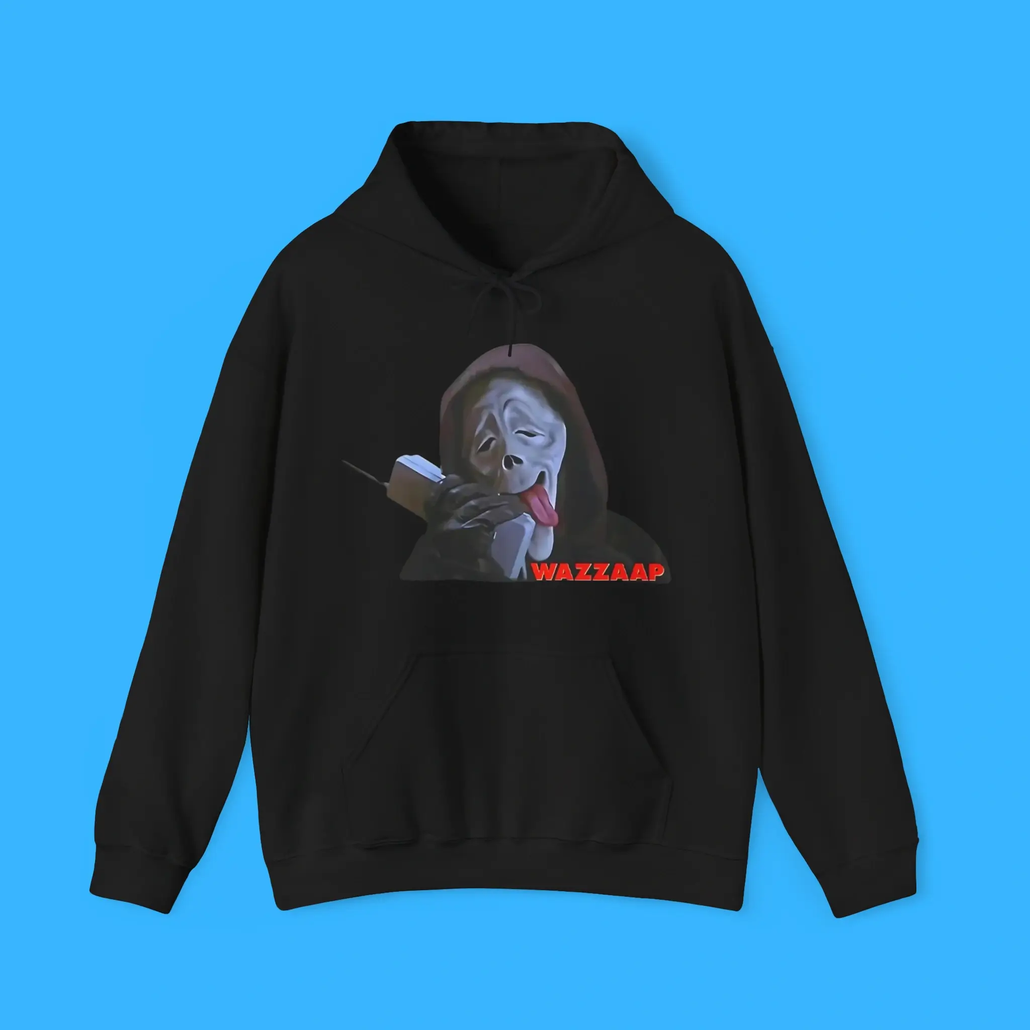 Scary-Movie-Scream-Wazzup-Hoodie Scary Movie Scream Wazzup Shirt