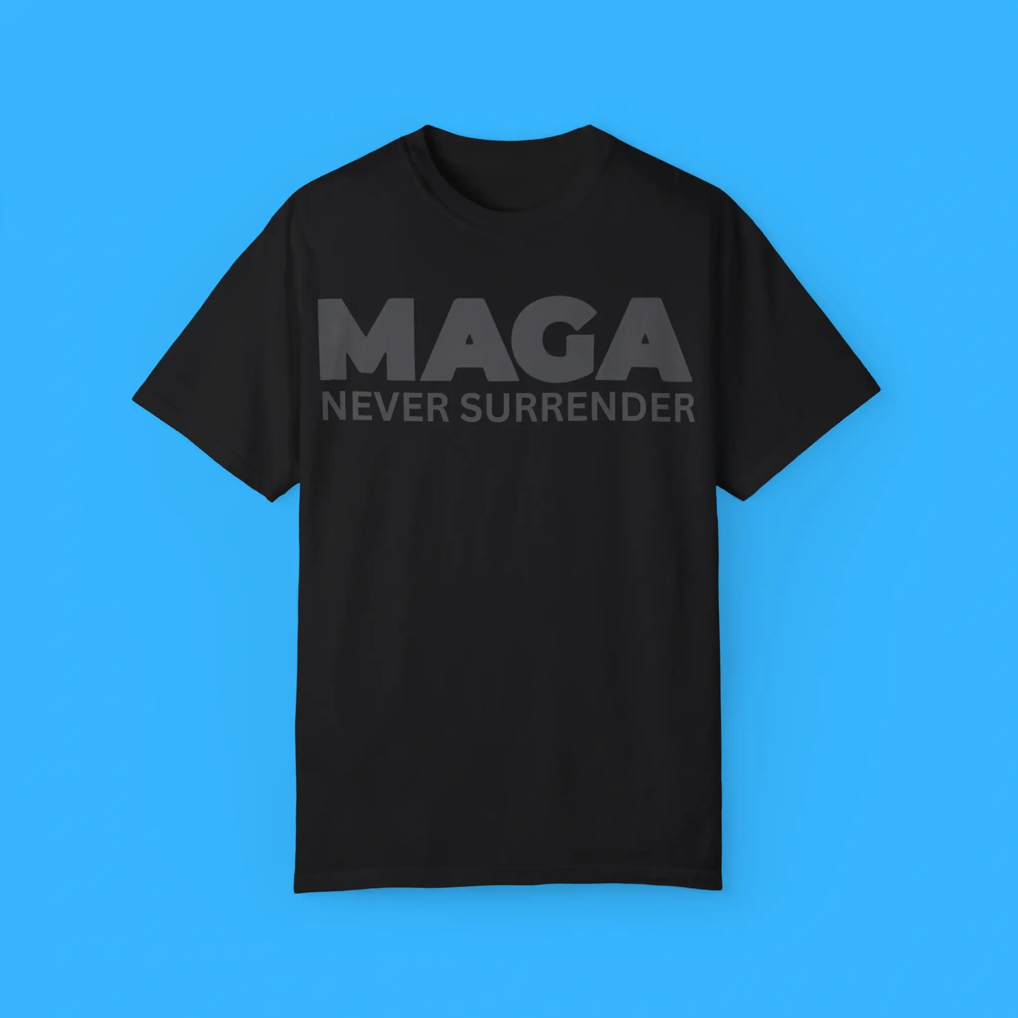 Dark-MAGA-Never-Surrender-T-Shirt Dark MAGA Never Surrender Shirt