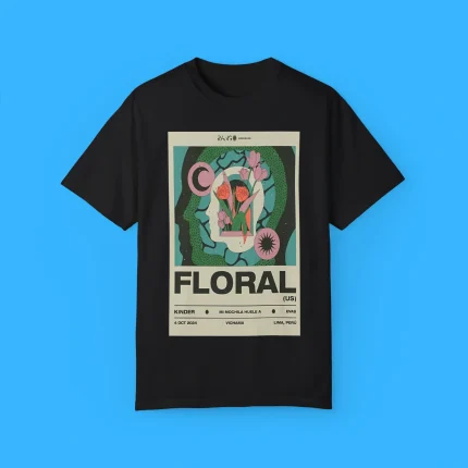 Floral The Band Oct 4 2024 At Lima Peru Vichama Shirt