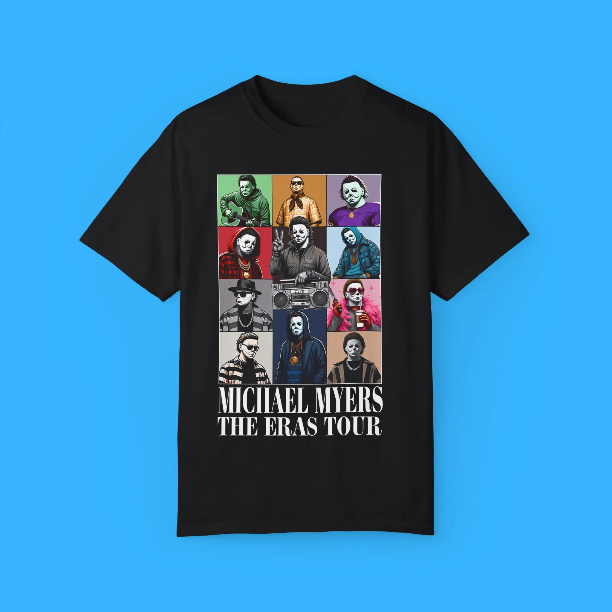Micheal-Myers-The-Screamers-Tour-T-Shirt Micheal Myers The Screamers Tour Shirt