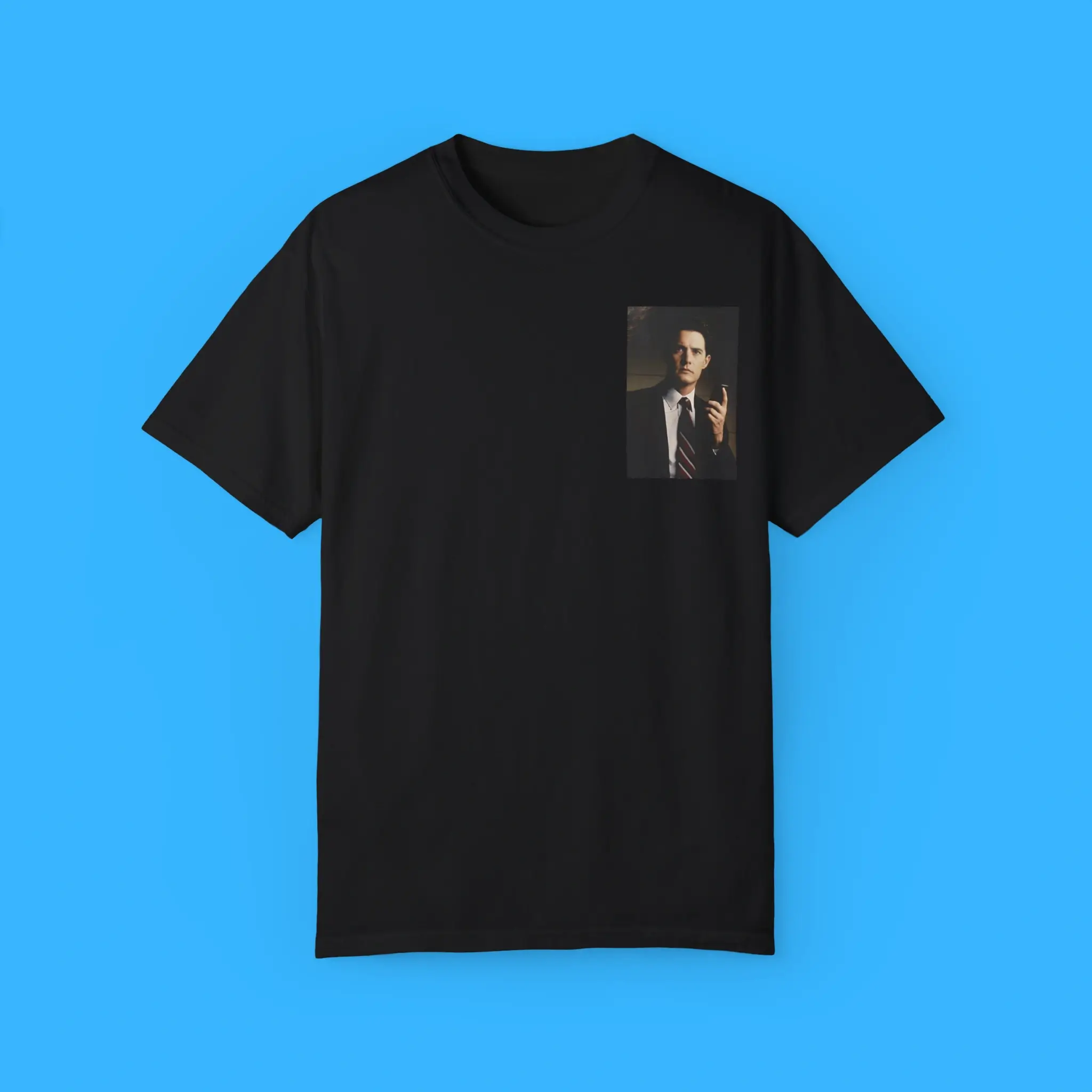 Twin-Peaks-Special-Agent-Dale-Cooper-Distressed-FBI-T-Shirt Twin Peaks Special Agent Dale Cooper Distressed FBI Shirt