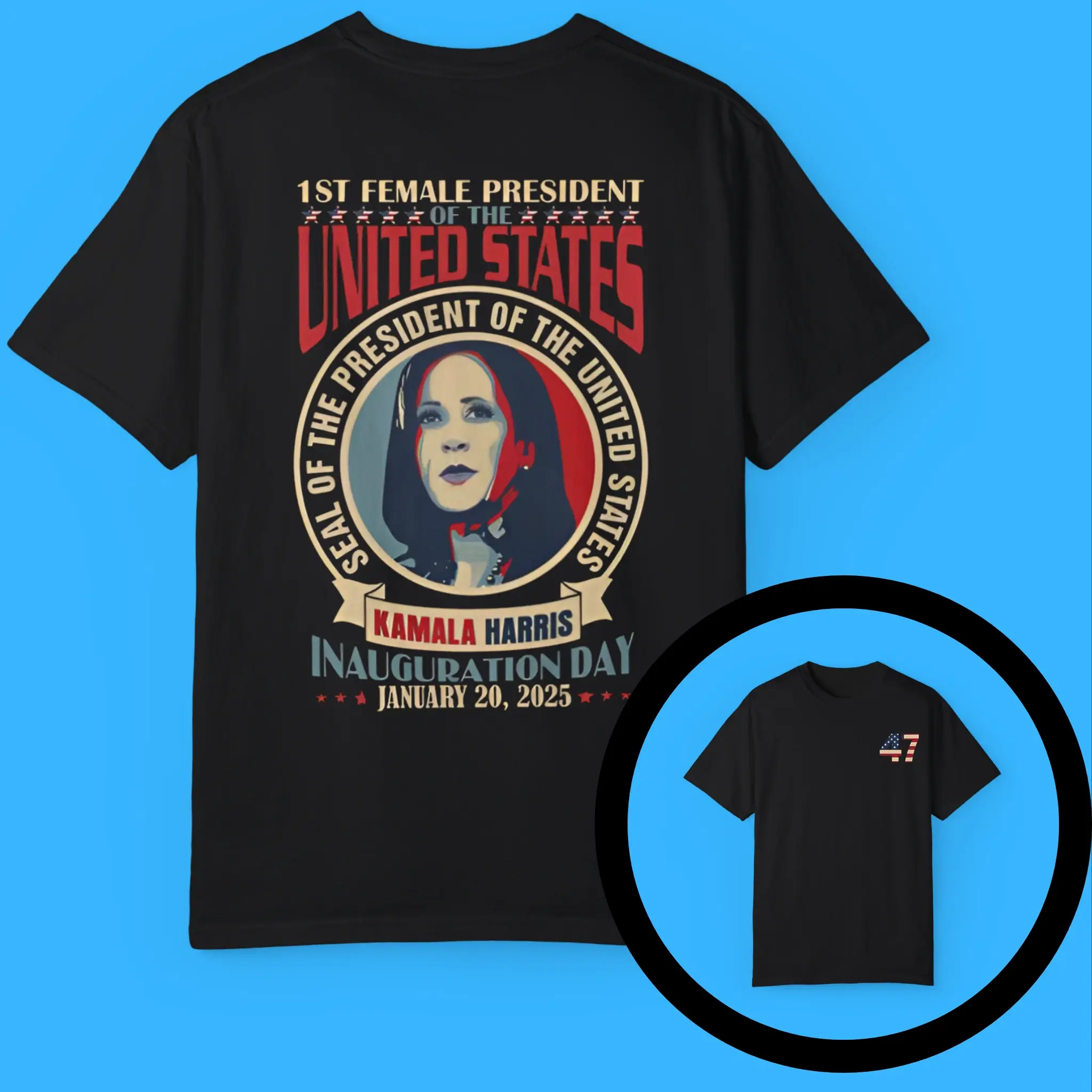 Kamala-Harris-1st-Female-President-Of-The-United-States-Inauguration-Day-T-Shirt Kamala Harris 1st Female President Of The United States Inauguration Day Shirt