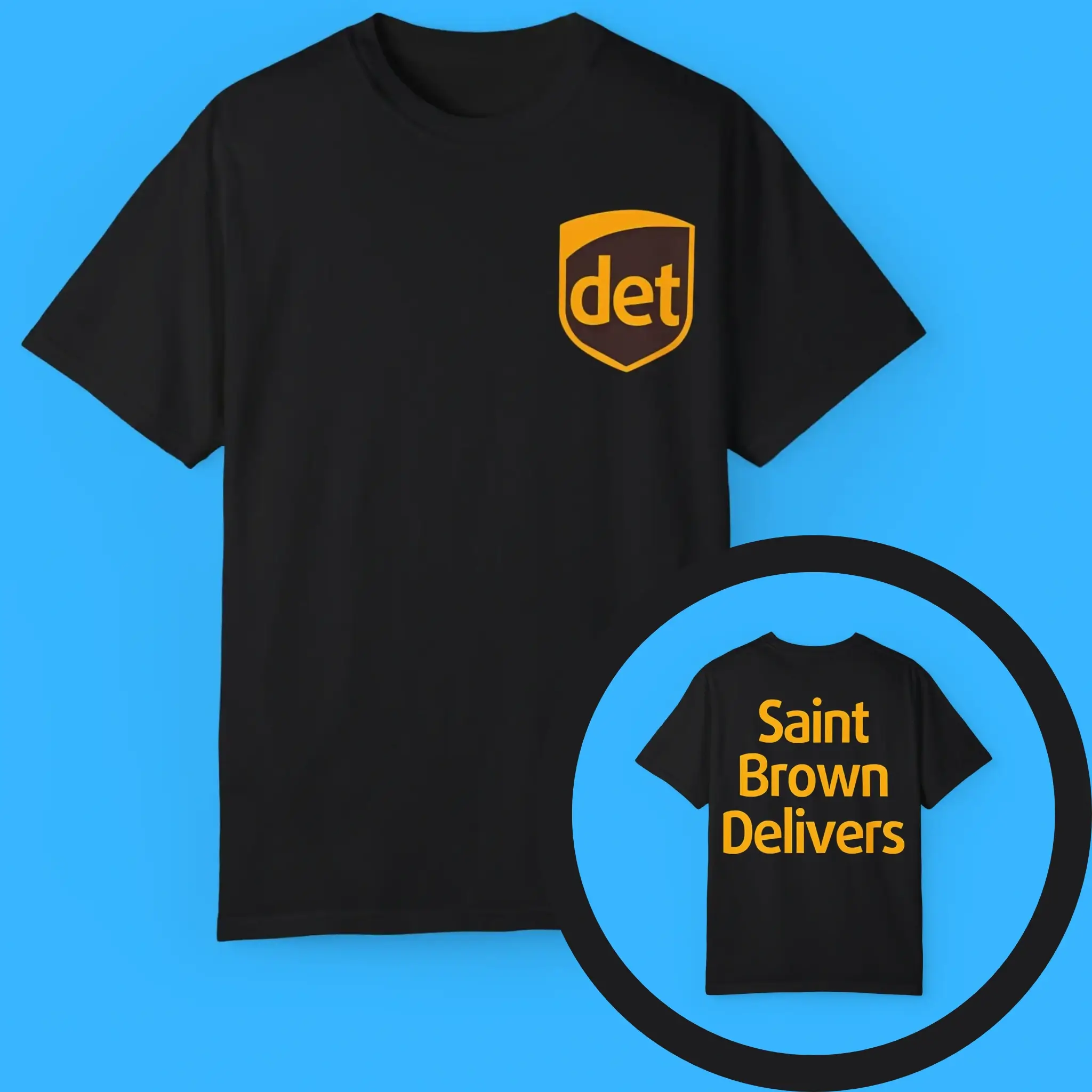 Saint-Brown-Delivers-T-Shirt Saint Brown Delivers Shirt