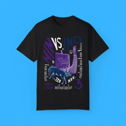 Vikings Vs Colts Nov 3 2024 US Bank Stadium Matchup Shirt