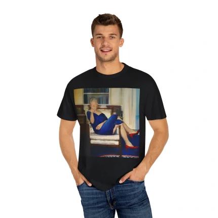 Bill Clinton In Blue Dress Hung In Jeffrey Epstein’s Home Shirt