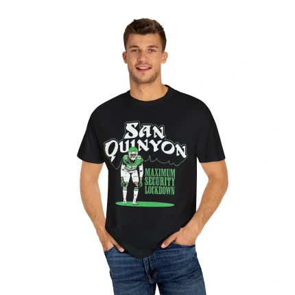 Reed Blankenship Wearing San Quinyon Maximum Security Lockdown Shirt