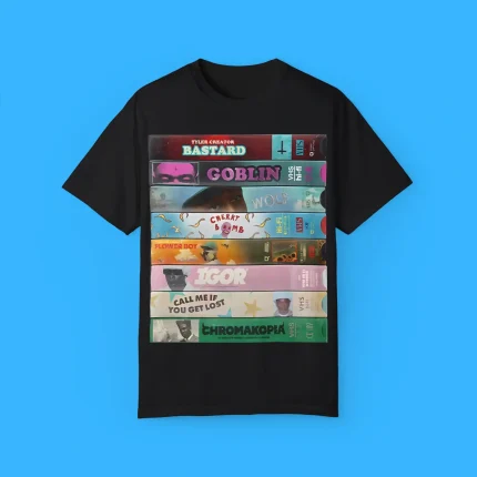 Tyler The Creator VHS Discography Shirt