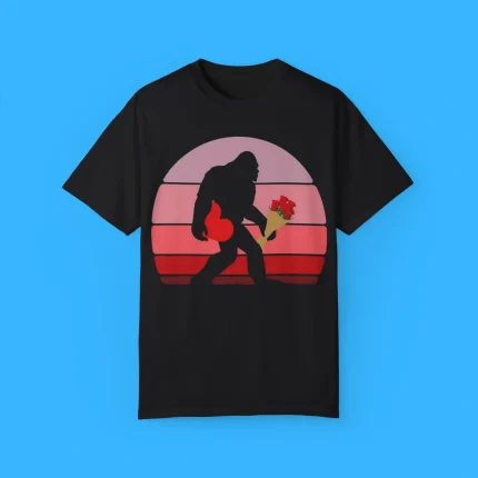 Bigfoot Retro Valentine Shirt