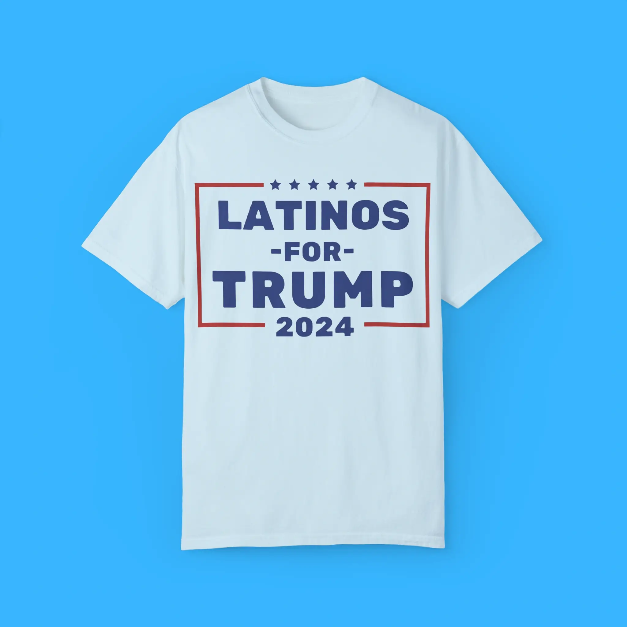 Latinos-For-Trump-Light-Blue-T-Shirt Latinos For Trump Shirt