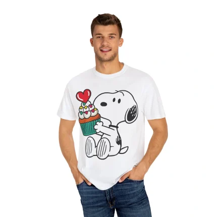 Snoopy Heart Cupcake Shirt