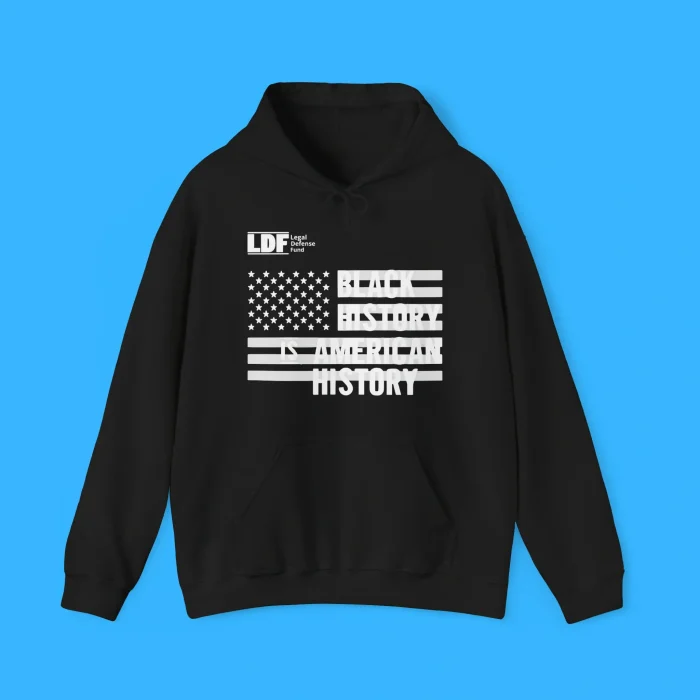 Samuel L Jackson wearing Black History Is American History Hoodie