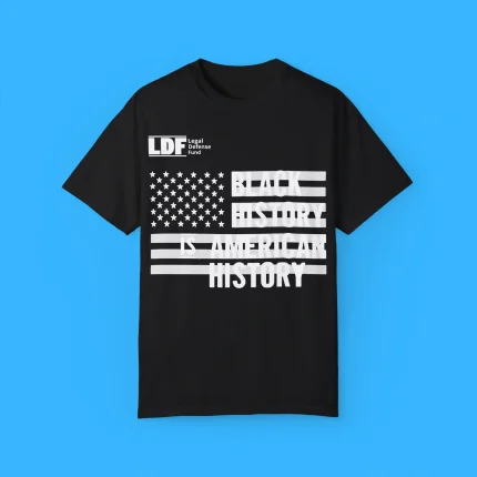 Samuel L Jackson wearing Black History Is American History Shirt