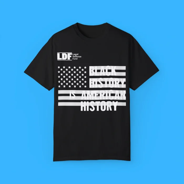 Samuel L Jackson wearing Black History Is American History Shirt