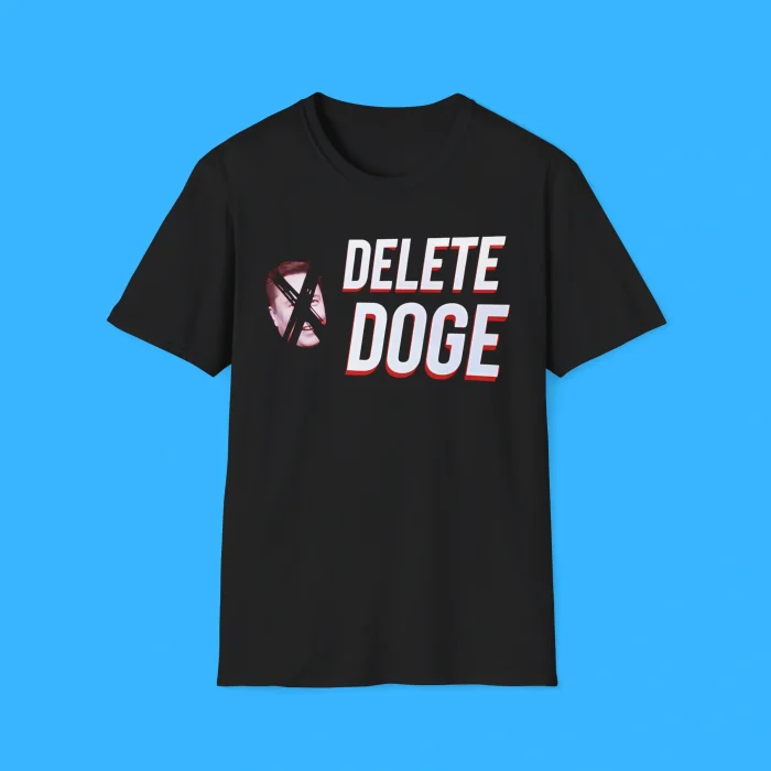 Delete Doge Black Shirt