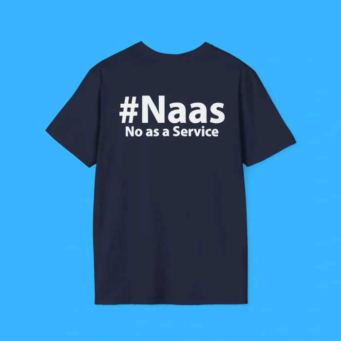 Naas No As A Service Navy Shirt