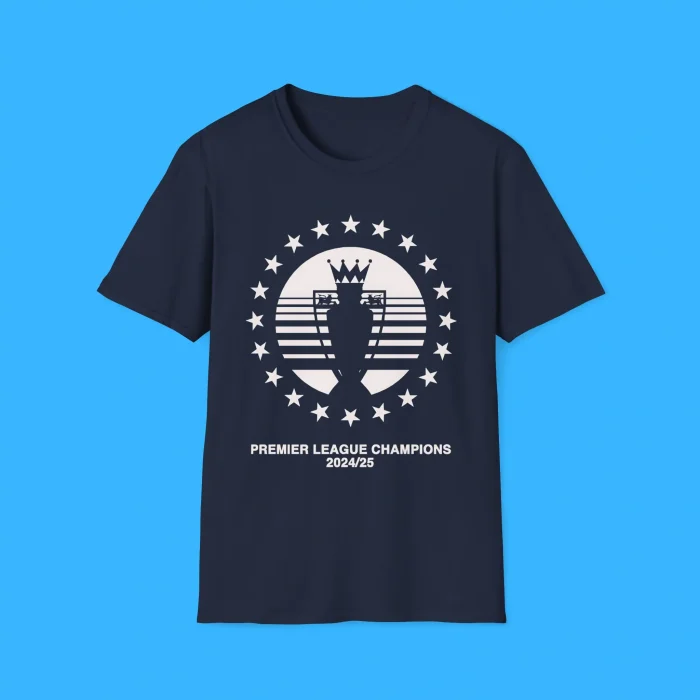 Premier League Champions 202425 Navy Shirt
