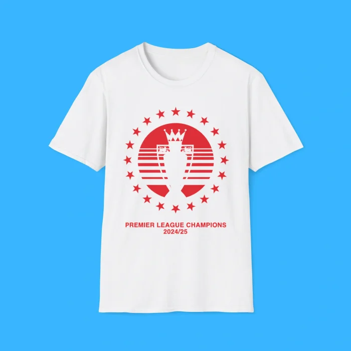Premier League Champions 202425 White Shirt