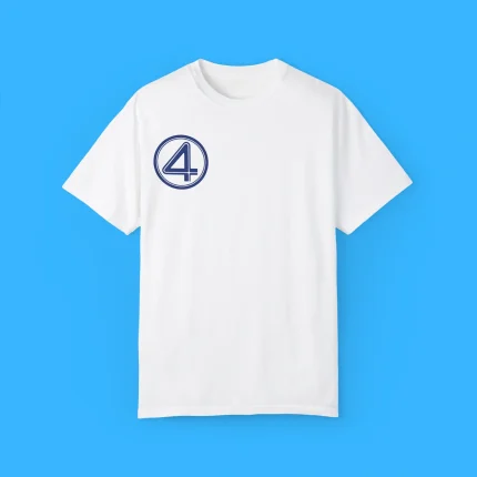 The Fantastic Four Johnny Storm 4 Number Shirt