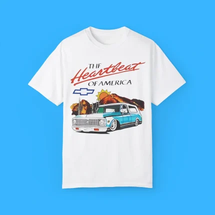 The hearthbeat of America Devin Booker Chevy Shirt