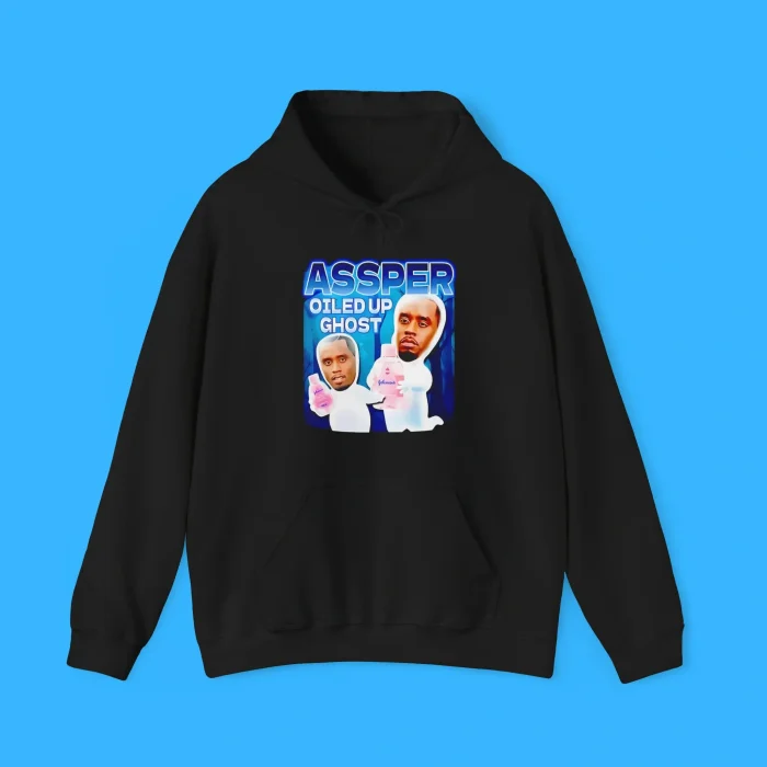 Assper Oiled Up Ghost Hoodie