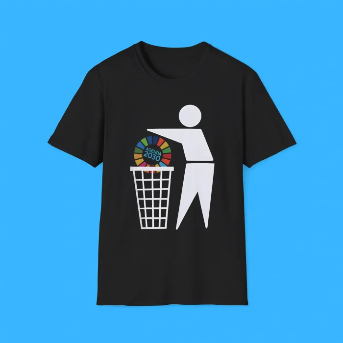 Bin Agenda 2030 Black Shirt