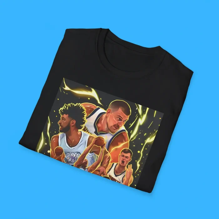 Electrifying Denver Nuggets Legacy Comic Shirts