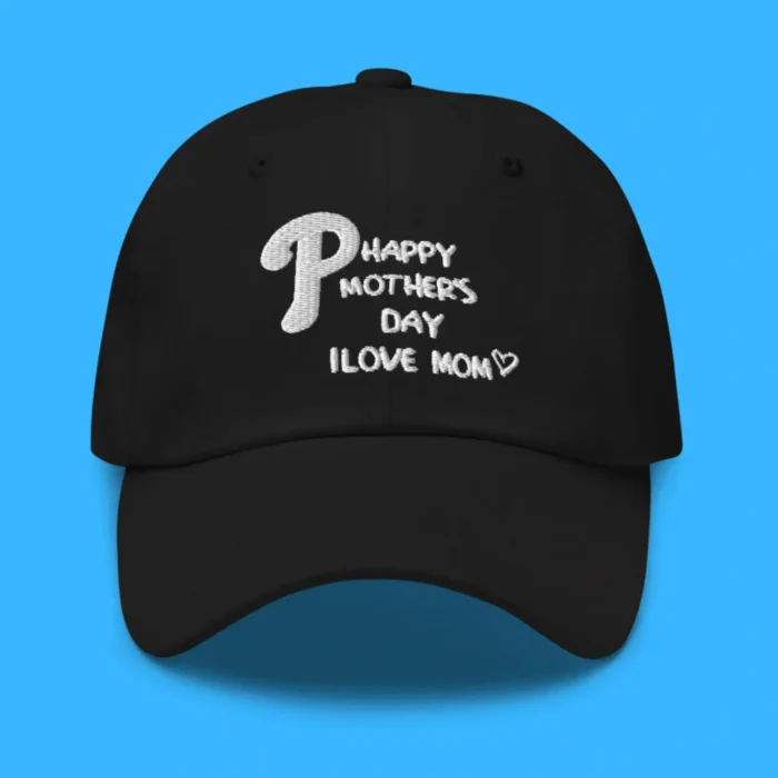 Happy Mother’s Day I Love Mom Black Hat