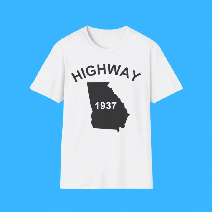 Highway 1937 Georgia White Shirt
