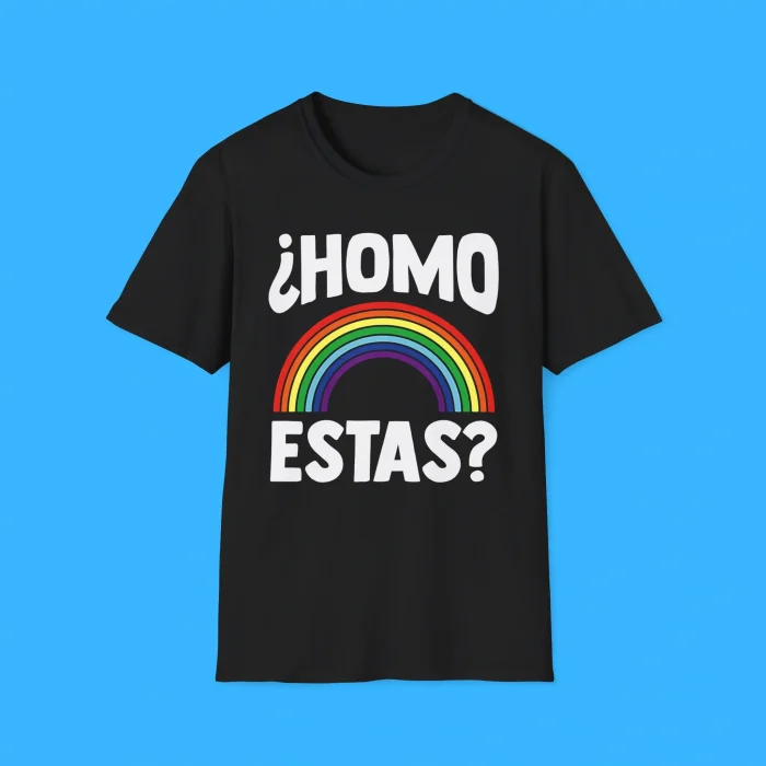 Homo Estas Rainbow Pride Shirt