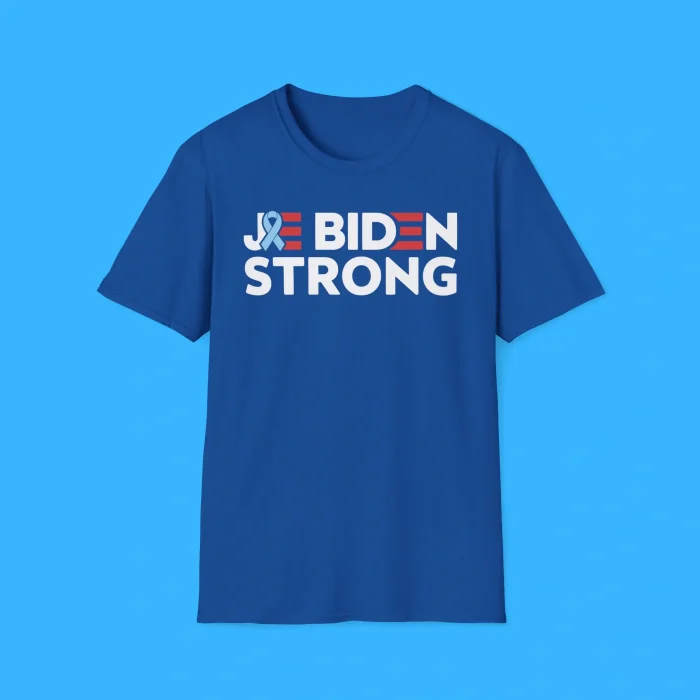 Joe Biden Strong Cancer Support Royal Shirt