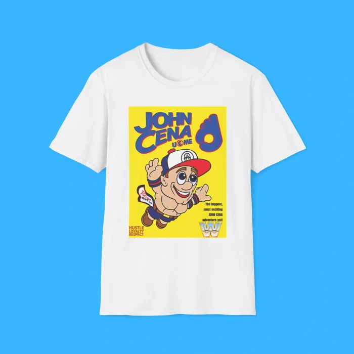 John Cena Super Mario White Shirt