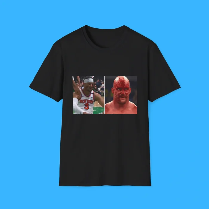 Josh Hart Is Leaking Like Stone Cold Black Shirt