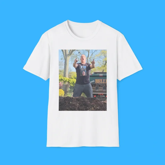 King Of The Mulch White Shirt